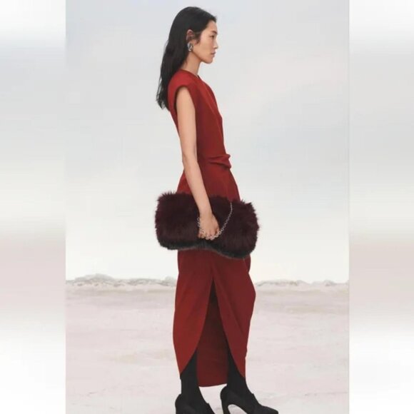 ZARA FAUX FUR BAG LIMITED EDITION - Picture 3 of 7